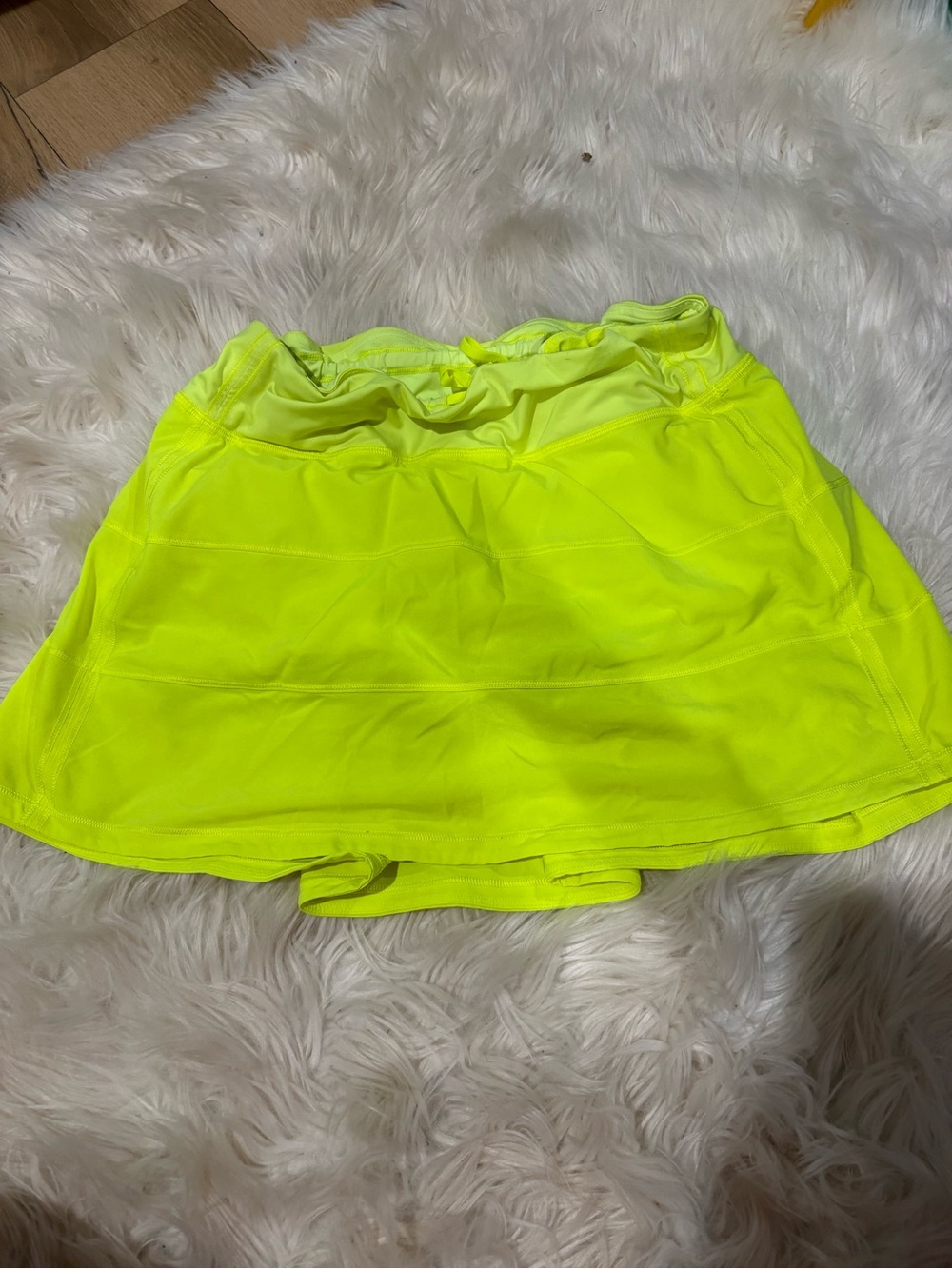Neon Yellow Lululemon Skirt
